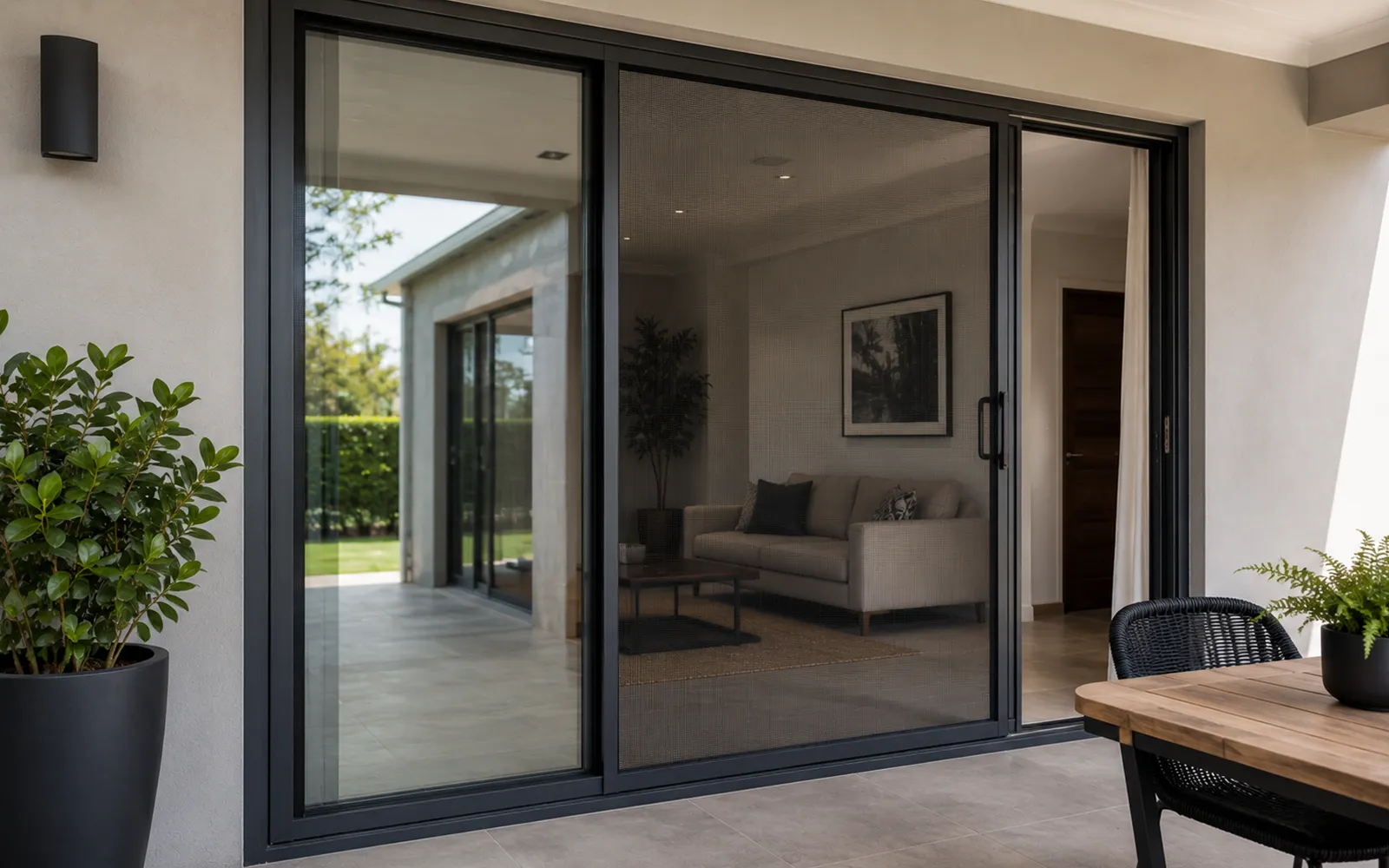 Custom aluminium fly screen